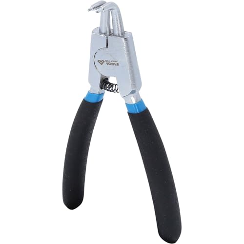 BRILLIANT TOOLS BT067006 Alicates para circlips, en arco, 125 mm [Powered by KS TOOLS]