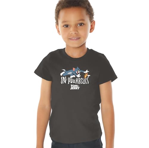 Popfunk Tom and Jerry Movie in Pursuit Kids T-Shirt for Youth Toddler Boys and Girls