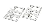 SE 11-Function Stainless Steel Survival Pocket Tools (Pack of 2) - MT908-2
