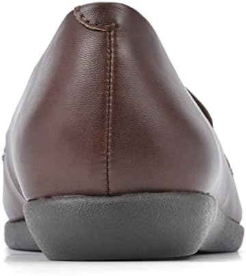 CLIFFS BY WHITE MOUNTAIN Women's Maria Loafer, Brown/Smooth, 11 M | Image 3