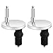 2 Stück Edelstahl Scharnier Toiletten Sitz Universal WC-Sitz Befestigungsset Scharnier Fuer Toilettendeckel Klo Toiletten Sitz Ersatzteile Befestigung Scharnier für Toilettendeckel, Schrauben Zubehör