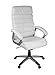 Produktbild FineBuy Bürostuhl Valo Kunstleder Weiß ergonomisch mit Kopfstütze | Design Chefsessel Schreibtischstuhl mit Wippfunktion | Drehstuhl hohe Rücken-Lehne X-XL 120 kg