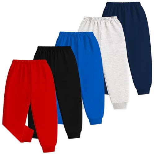 Image of Kuchipoo Baby Boy's & Baby Girl's Regular Fit Pyjama Pants pack of 5