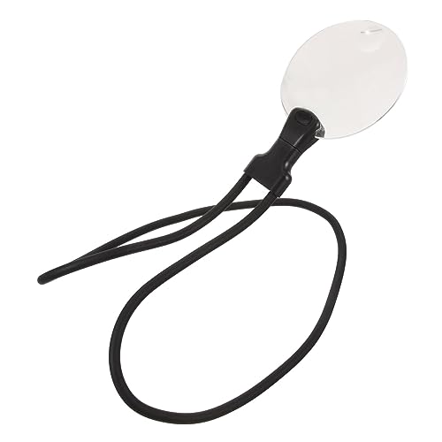 Holibanna Hands Magnifier Tool with Flexible Neck High Definition Lens for Reading Crafts and Close Work for Seniors and Teens for Detailed Inspection and Observation