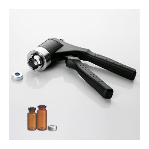 Crimpadora Manual para Cápsulas Flip-Off de 11mm y 20mm - Herramienta para Sellado de Viales de Laboratorio, Farmacéuticos y Preparación de Muestras