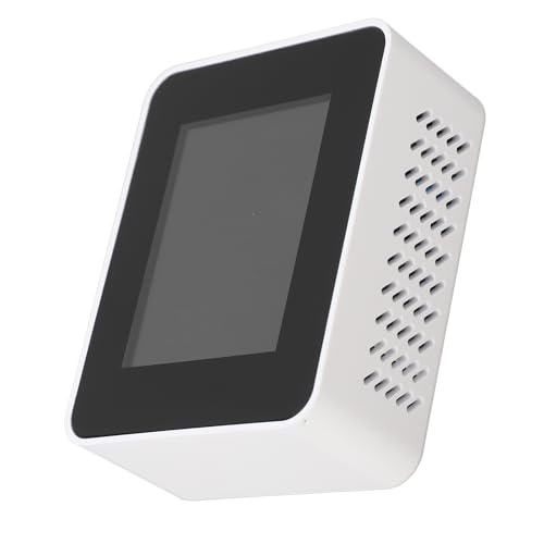 Détecteur CO2 Portable 5 dans 1 Moniteur de qualité de L'air Formaldéhyde Hcho TVOC Temp Humi Detector Detector Aperpé à la Détection de la Batterie pour Les écoles de Gymnase du