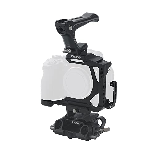 TILTA Half Camera Cage Pro Kit Compatible with Sony A7R V with Compact NATO Top Handle, LWS Baseplate Adapter Type III - Image 2