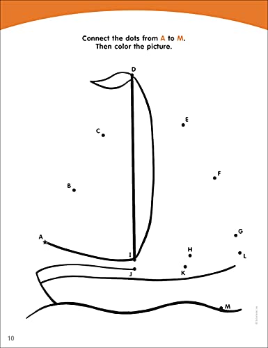 Little Skill Seekers: Alphabet Connect the Dots Workbook