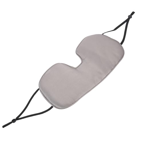 PACKOVE antifaz de seda antifaz para dormir para para los ojos de las chicas parche para dormir práctica de ojos ocular tapa de ojos Grey