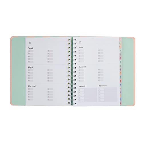 Mr.Wonderful Office 2023-24 Diary Week to View 18 Months - I Have So Much To Live Fully, Multi-Coloured - Multi-Coloured - Image 4
