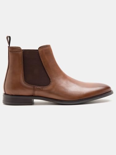 Image of Thomas Crick Men's Chelsea Boots - Genuine Leather - Classic Formal Ankle Boots for Office & Occasion