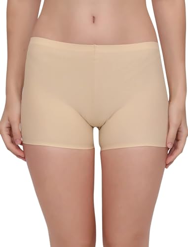 Image of LOURYN KOULYN Women's Ice Silk Seamless Boyshort Panty, (Pack of 3 Panty)
