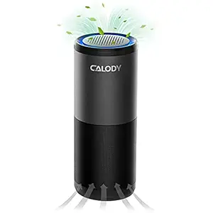 CALODY Portable HEPA Air Purifier, UV Light Sterilizer for Allergies and Pets Hair, Smoke, Dust and Odor Eliminator, Air Cleaner for Car Office Bedroom