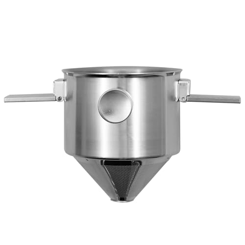 Collapsible Coffee Filter-Stainless Steel Camping Coffee Filter-Reusable Paperless Coffee Filter Canister Coffee Dripper-Coffee Filter Holder for Carrying Around While Camping