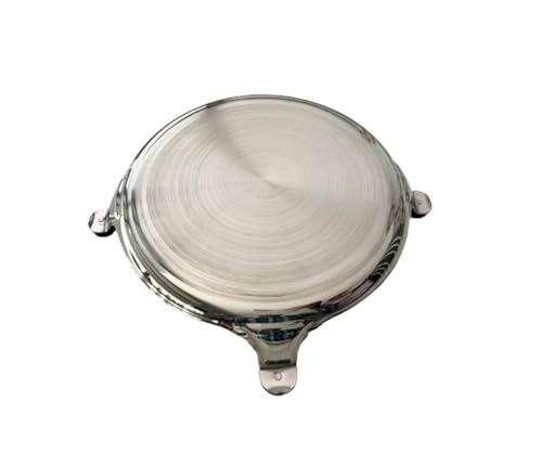 Tablero circular de acero inoxidable / Polpat, Chakla, máquina para roti - 1 pieza miniatura 5
