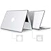MacBook Pro 13 Case 2020 2019 2018 2017 2016 Release A2159/A1989/A1706/A1708, Anban Ultra-Slim Crystal Clear Plastic Hard Shell Cover with Keyboard & Screen Protector for Mac Pro 13 With/No Touch Bar