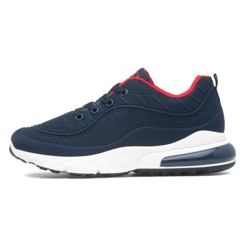 XL Kids Navy Lace Up Trainer - Size 5 UK - Blue