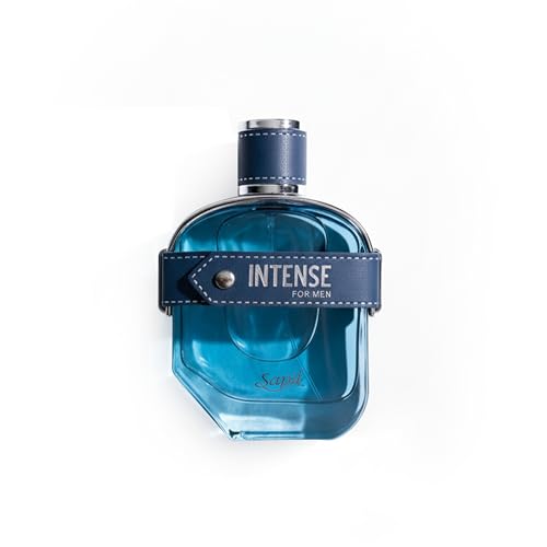 Sapil Intense Aromatic Spicy Men's Eau de Toilette with Lemon, Ginger & Vetiver – Long-Lasting, Bold & Masculine Fragrance for All Seasons & Occasions (100ml / 3.4oz)