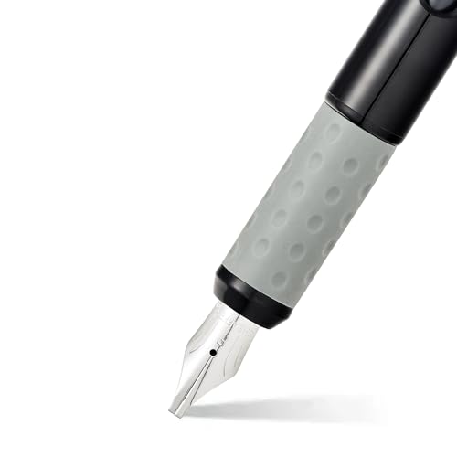 Image of Sheaffer Calligraphy Matte Black Fountain pen with Black cap and Matte Black Trim in Hangsell - Fine
