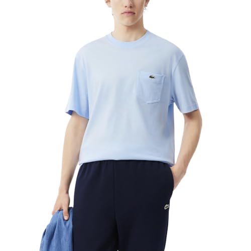 Image of Lacoste Men's Cotton T-shirt with Breast Pocket