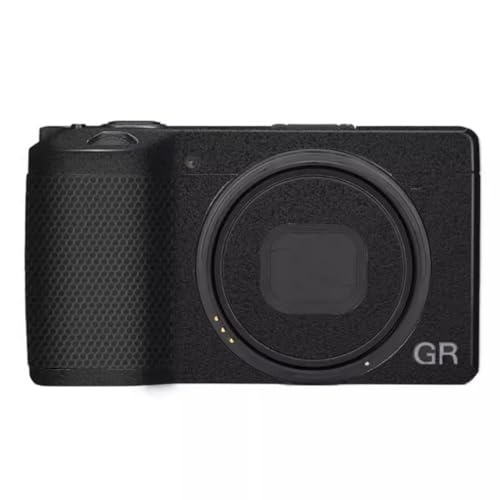 Film protection Ricoh GR3 vinyle noir givré pour la photo de rue