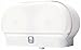 Palmer Fixture RD0321-03 Mini-Twin Standard Tissue Dispenser, White Translucent