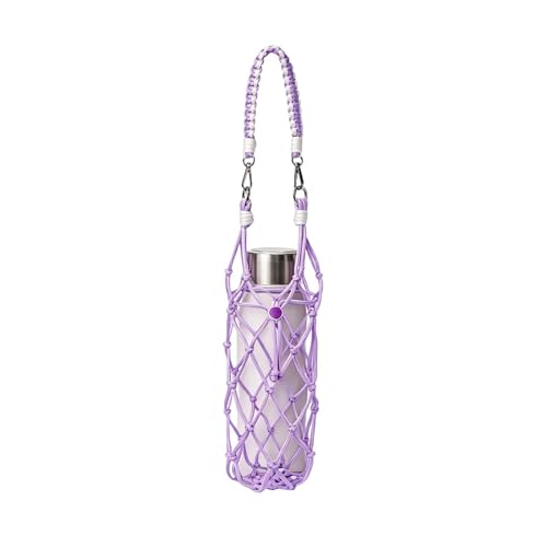 Bolsa para botella, malla de algodón ajustable portátil, accesorios de botella de agua, manga para viajes al aire libre, acampada, senderismo, pesca, ciclismo, playa, salidas de compras, gimnasio