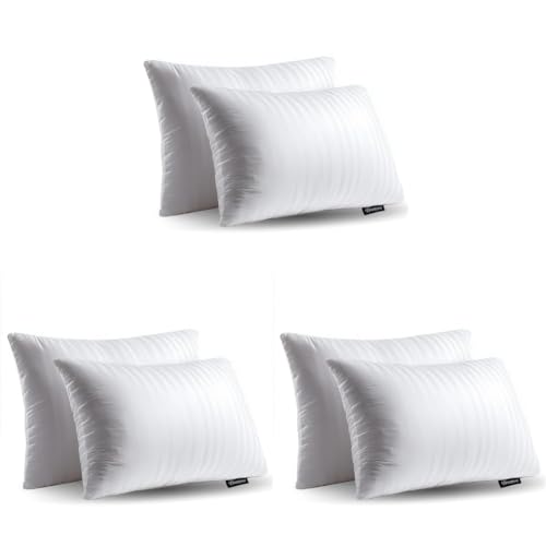 Image of Beautyrest Goose Feather Pillows King Size, Cotton Cover, 2 Count, King (Pack of 3)