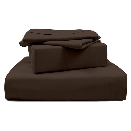 Parure de lit 4 pièces microfibre polyester brossé Underzy drap-housse - 7