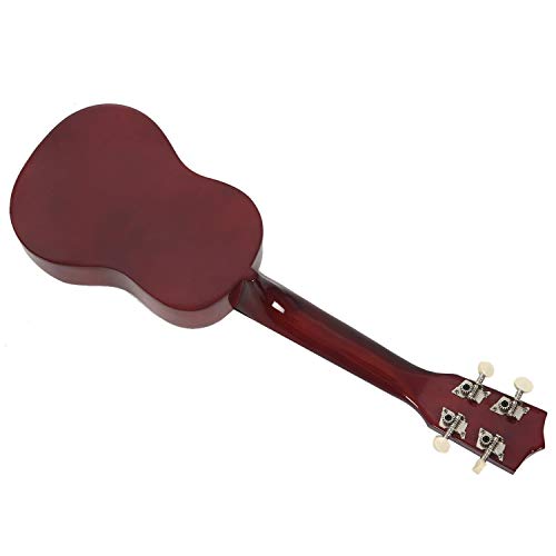 Qtrednrry 21 pouces Ukulele soprano Ukulele guitare 4 cordes hawaienne + Chaine + Plectre pour les debutants cadeau d… - Les Beatles, Paul McCartney, John Lennon, RIngo Starr, George Harrison Qtrednrry 21 pouces Ukulele soprano Ukulele guitare 4 cordes hawaienne + Chaine + Plectre pour les debutants cadeau d… – Image 5