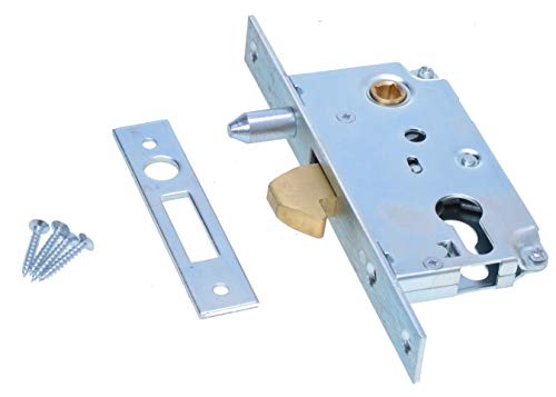 Aqbau® Hakenschloss 72/40 für schiebetür Einsteckschloss Schiebetürschloss Schiebetür Schloss Schiebetore Hakenfallenschloss Gartentor Eingangstor Metall Verzinkt Aqbau® Hakenschloss 72/40 für schiebetür Einsteckschloss Schiebetürschloss Schiebetür Schloss Schiebetore Hakenfallenschloss Gartentor Eingangstor Metall Verzinkt