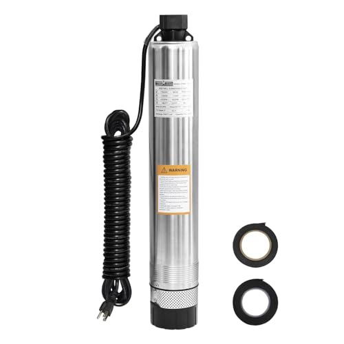 WASSERMANN 4" Effluent/Cistern Bottom Suction Pump with 33FT...