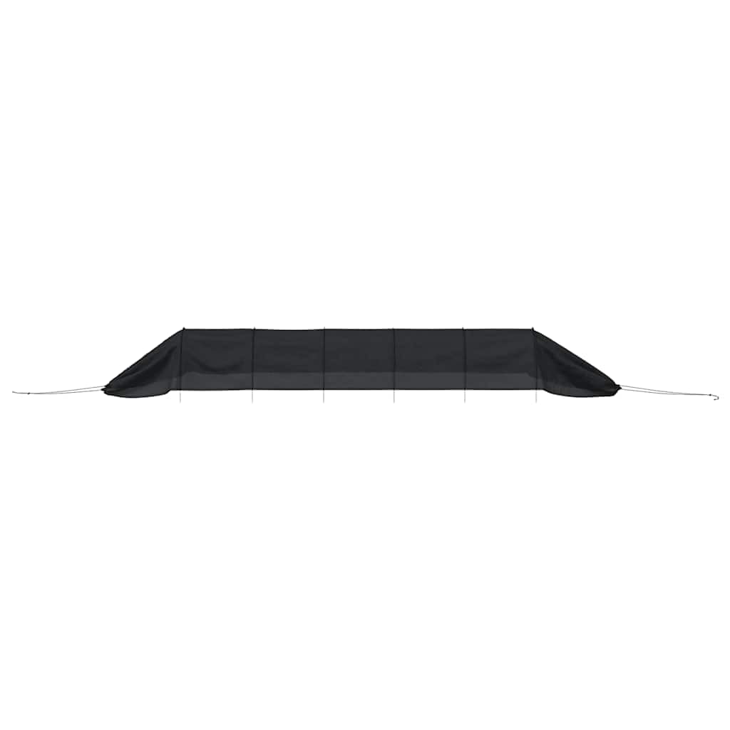 Netztunnel 4 Stück Schwarz Stahl Polyethylen Pflanzenschutz Frostschutz für Hochbeete und Gewächshaus, vielseitige Gartenabdeckung für Pflanzenpflege und Bodenschutz