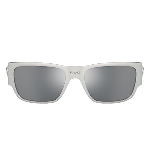 Image of Versace Man Sunglasses Black Frame, Dark Grey Lenses, 56MM