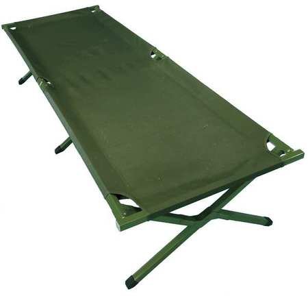 Fold Up Cot, Green, 225 lb. Capacity