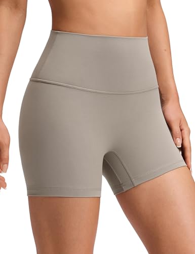 Image of CRZ YOGA No Front Seam Biker Shorts 4 inch | Butterluxe, Extremely Soft, Gentle Compression, Yoga, High Waisted, for Women