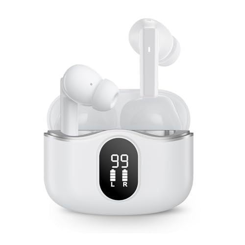 明誠 集音器 高齢者【2025年進化型&1台2役】Bluetooth 5.4 ワイヤレスイヤホン カナル型 ANCノイズキャンセル 5段階音量調節 音声拡聴器 簡単操作 USB-C充電式 LED残電表示 小型 軽量 両耳/片耳 降噪 通話/テレビ/音楽再生