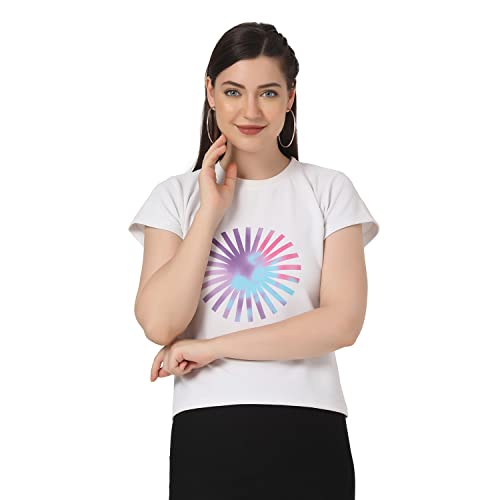 Image of GRECIILOOKS T Shirt for Women | Women T Shirt | T Shirt Women | Casual Loose Fit | Oversized T Shirt for Women | T-Shirt for Women