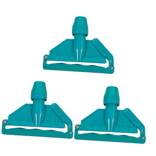 COLLBATH 3pcs Mop Head Holder Mop Making Part Mop Handle Replacement Mop Head Detachable Clamp Mop Head Clamp