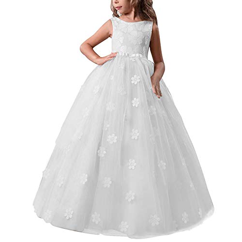 TTYAOVO Chicas Muestran Princesa Vestido de Flores para niños Baile hinchado Bola...