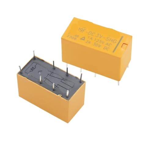 Mini relais de puissance DPDT pour remplacer vos composants PCB défectueux HK19F 24V