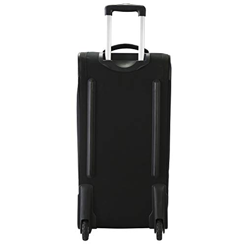 TPRC Adventure Rip-Stop Upright Rolling Duffel Bag, Black, 21 Inch