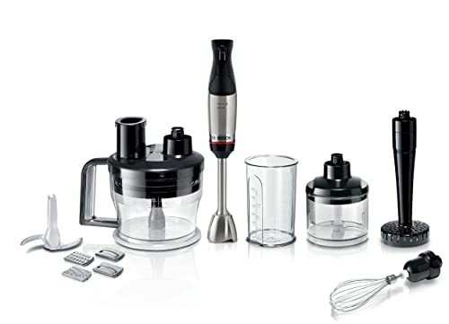 Bosch MSM6M673 - Mixeur plongeant ErgoMaster Série 6, mini hachoir, presse purée, bol...