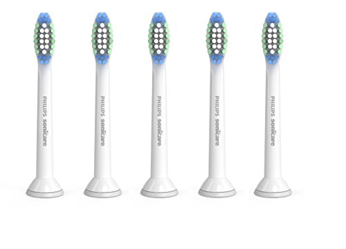 Genuine Philips Sonicare Simply Clean Replacement Toothbrush Heads, 5 Pack, HX6015/03