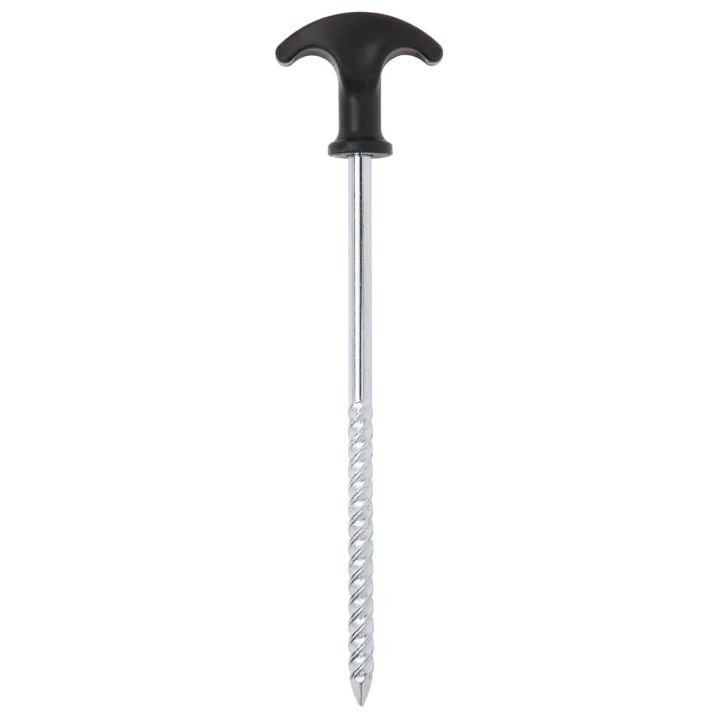 Zeltheringe STK Ø verzinkter Stahl robust für Camping Outdoor Festival Trekking mit T-Form Kopf und starker Bodenhaftung zur sicheren Befestigung von Zelt und Plane