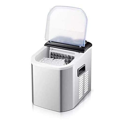 Fabricadora de hielo portátil inoxidable 24 cubos 10-15 min miniatura 1