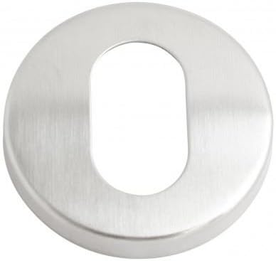 Dzina Escutcheon - Oval 52mm SSS Pack of 1