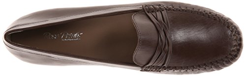 Image of Rose Petals Women's Esther Slip-On Loafer, Tobacco Leather, 13 XW US