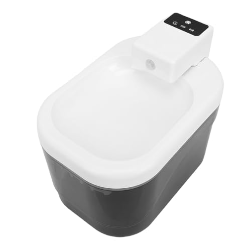 Fuente automática de agua para mascotas 2L blanco plástico