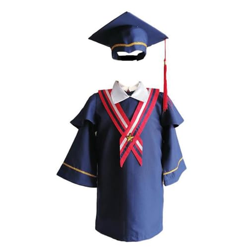 Preschool Graduation Cap and Gown Set, Unisex Kindergarten Graduation Outfit with Tassel, 2025 Toddler Grad Suit